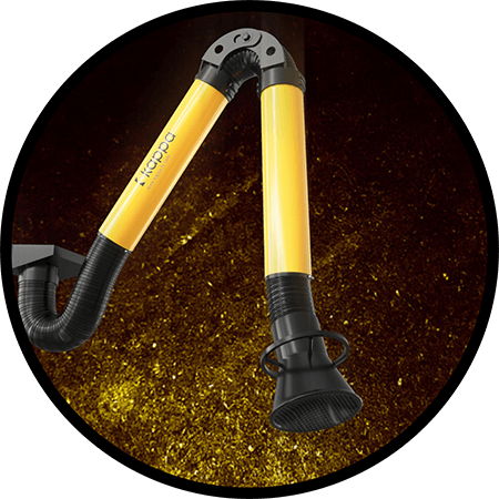 Schweißrauchabsaugungen an der Entstehungsquelle